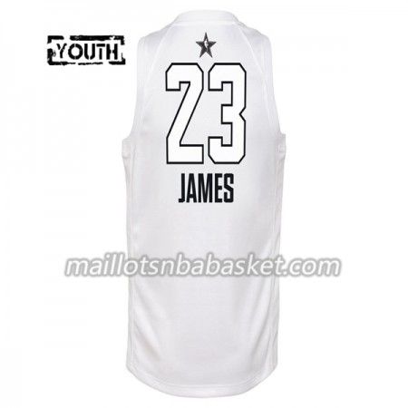 Maillot Enfant Cleveland Cavaliers LeBron James  23 2018 All Star Jordan Brand Blanc Swingman